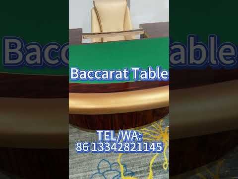 baccarat table layout